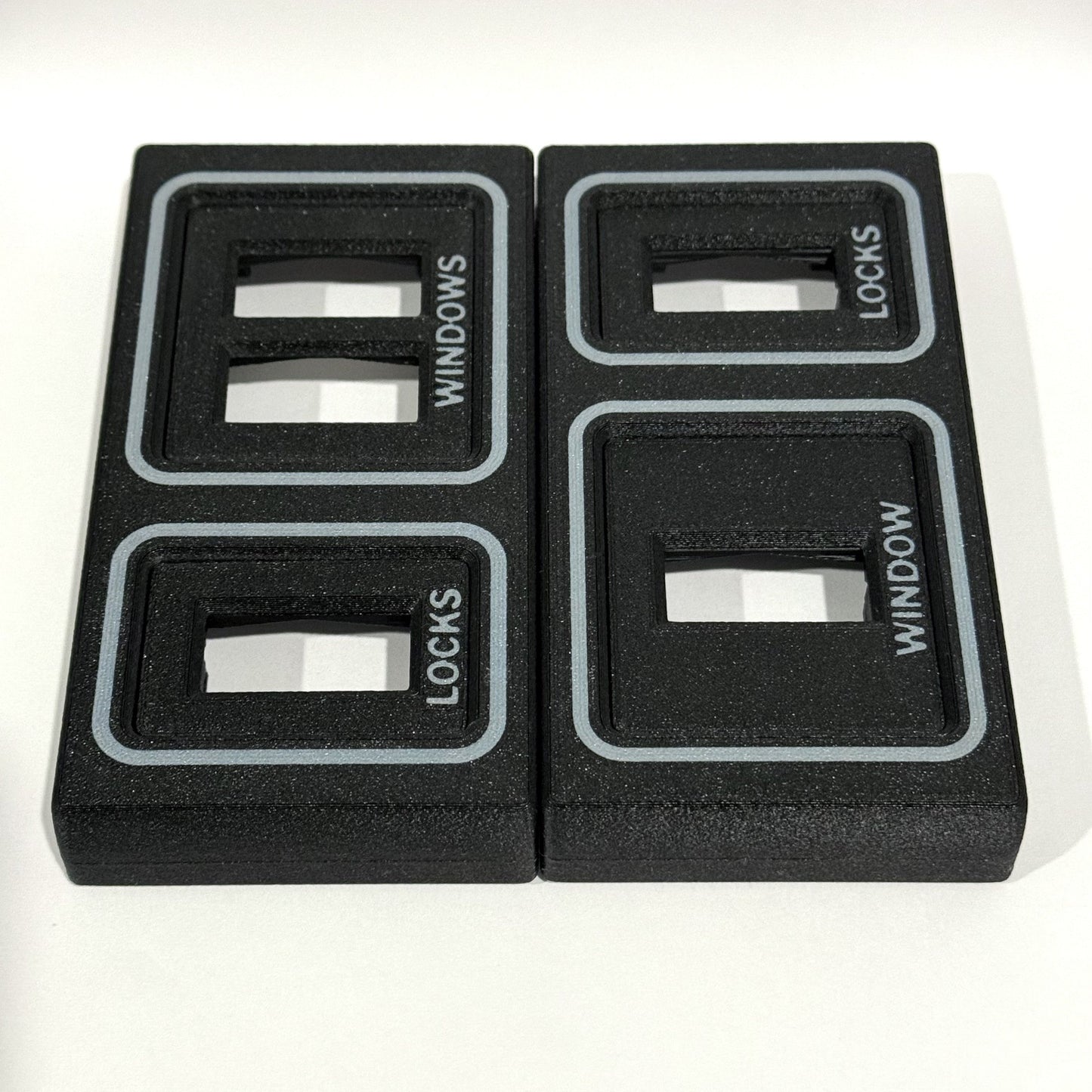 Door Panel Window / Lock Switch Bezel Set | 1987 - 1993 Dodge RAM Pickup Truck