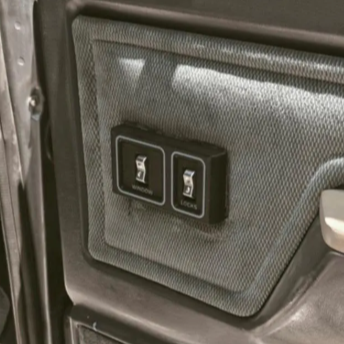 Door Panel Window / Lock Switch Bezel Set | 1987 - 1993 Dodge RAM Pickup Truck