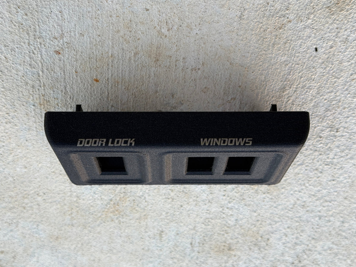 Door Panel Window / Lock Switch Bezel Set | 1987 - 1993 Dodge RAM Pickup Truck